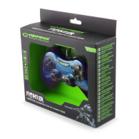 EGG105B Gamepad PC USB Fighter blå Esperanza