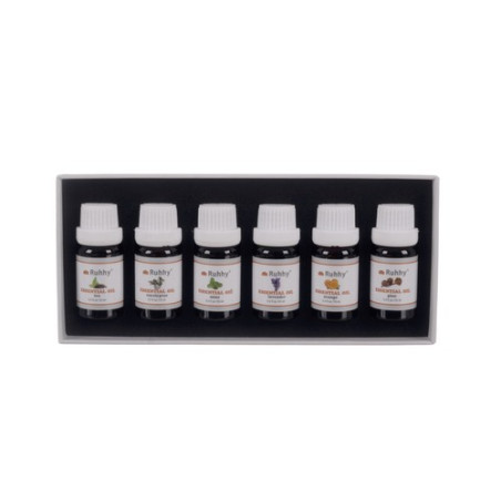 Eterisk olja - set med 6 st. 10 ml Ruhhy 21939
