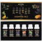 Eterisk olja - set med 6 st. 10 ml Ruhhy 21939