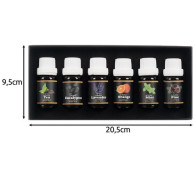 Eterisk olja - set med 6 st. 10 ml Ruhhy 21939