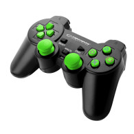 EGG107G Gamepad PC/PS3 USB Trooper czarno-zielony Esperanza