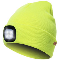 Vintermössa med ficklampa - gul Trizand 22664
