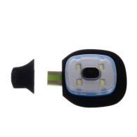 Vintermössa med ficklampa - gul Trizand 22664