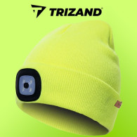 Vintermössa med ficklampa - gul Trizand 22664