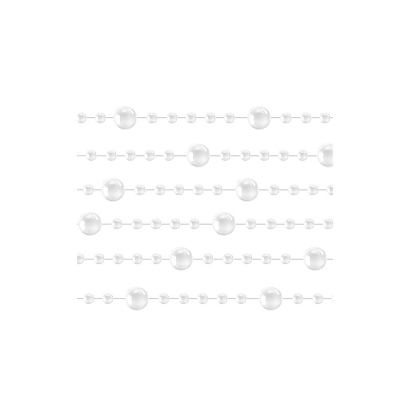 Girlang julgran - pärlor 5m Ruhhy 22499