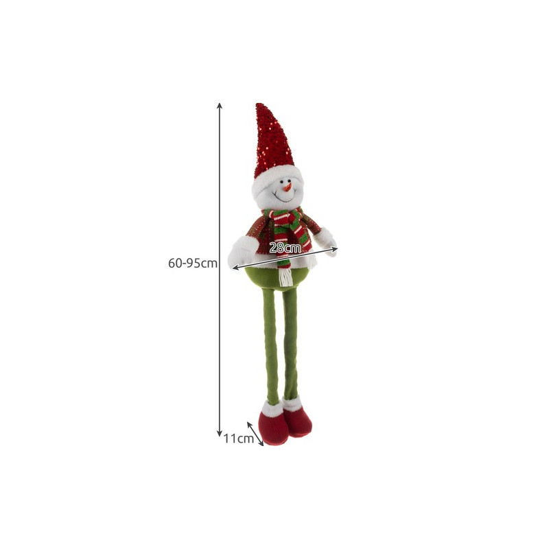Snögubbe - teleskopisk 95cm Ruhhy 22331