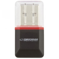 EA134K Czytnik kart micro SD USB czarny Esperanza