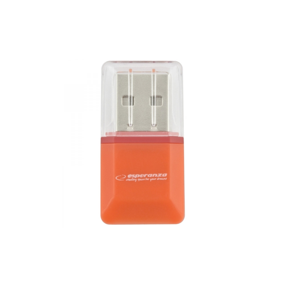 EA134O Micro SD-kortläsare USB orange Esperanza EA134O Micro SD-kortläsare USB orange Esperanza