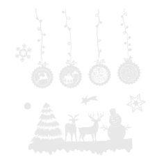 Juldekaler på fönstret Ruhhy 22253