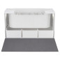 Organizator för universell behållare för kosmetik och smink Maclean, 8 kg, 367x150x220 mm, MC-479
