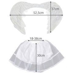 Kostym - ängel Kruzzel 22560 | HandlaSmidigt.se