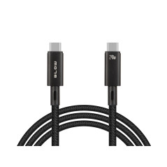 66-160- USB-C till USB-C-anslutning 4.0 40 Gbps 240 W 1,0 m svart fläta