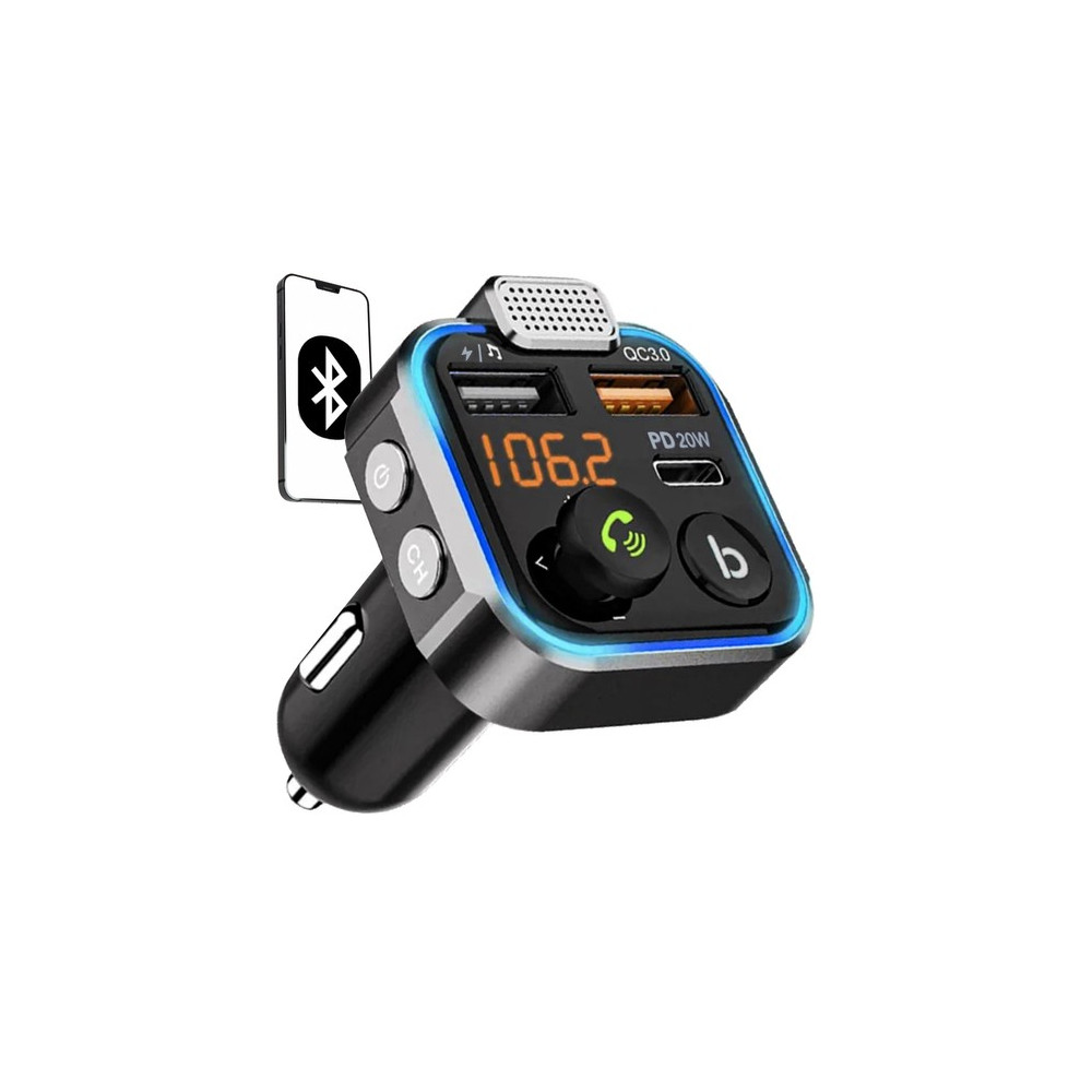 Sändare/laddare bluetooth FM Xtrobb 22355