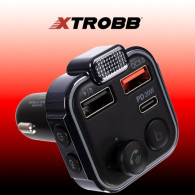 Sändare/laddare bluetooth FM Xtrobb 22355