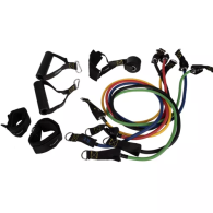 Set med gummiband för träning + tillbehör Trizand 22716