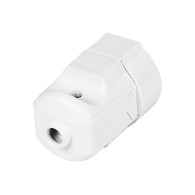 98-244- Enkelvägguttag gn-160 utan jordning vit