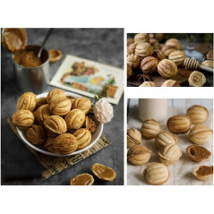 Våffeljärn - form för Ruhhy-nötter 22724