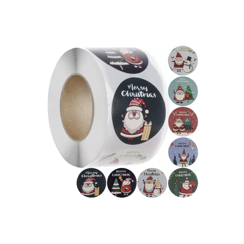 Julklister - rulle med 500 stycken. Ruhhy 22328