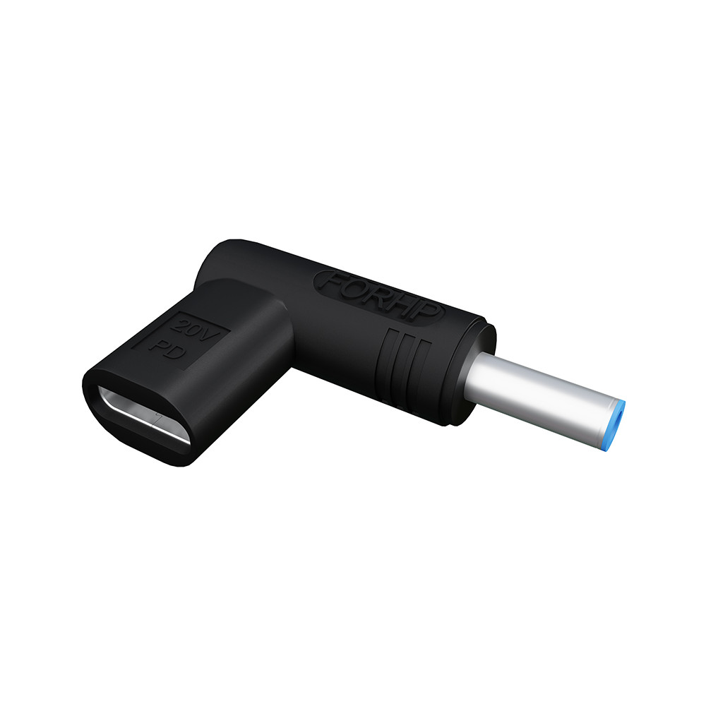 76-093- Adapter usb gniazdo usb-c-wtyk dc3,0/4,5 hp 76-093- Adapter usb gniazdo usb-c-wtyk dc3,0/4,5 hp