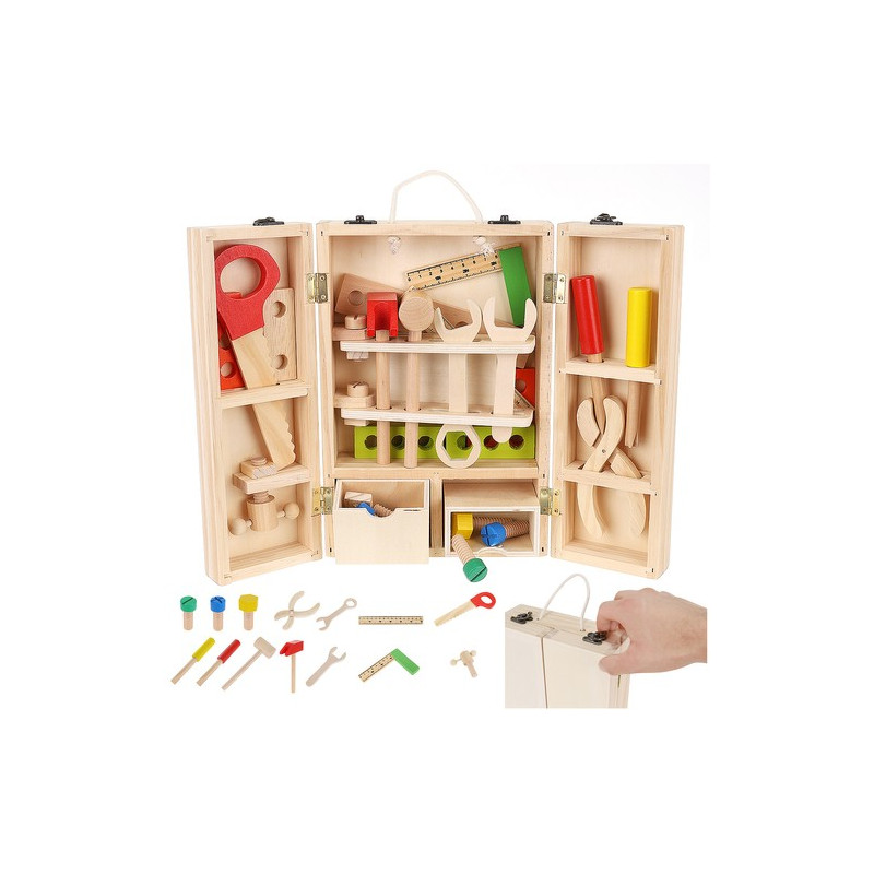 Låda + träverktygssats 22697