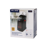 44-117- Inpluggbar termoventilator Blow FH-A21 svart LCD