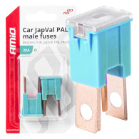 Säkringar till bil japval pal hane 2 st 20a amio-03396