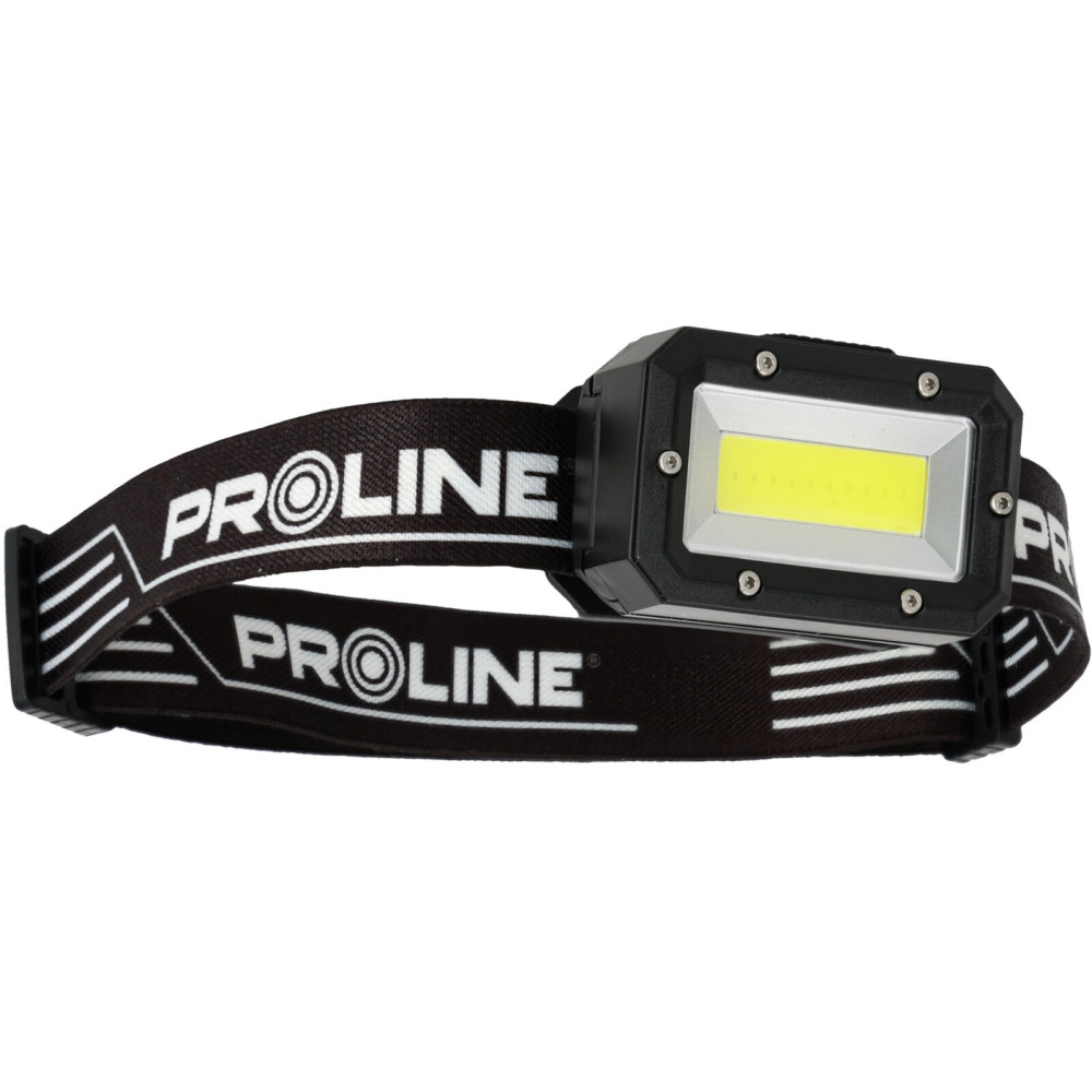 Pannlampa, 3 watt cob, 3xaaa, 200 lm, proline Pannlampa, 3 watt cob, 3xaaa, 200 lm, proline