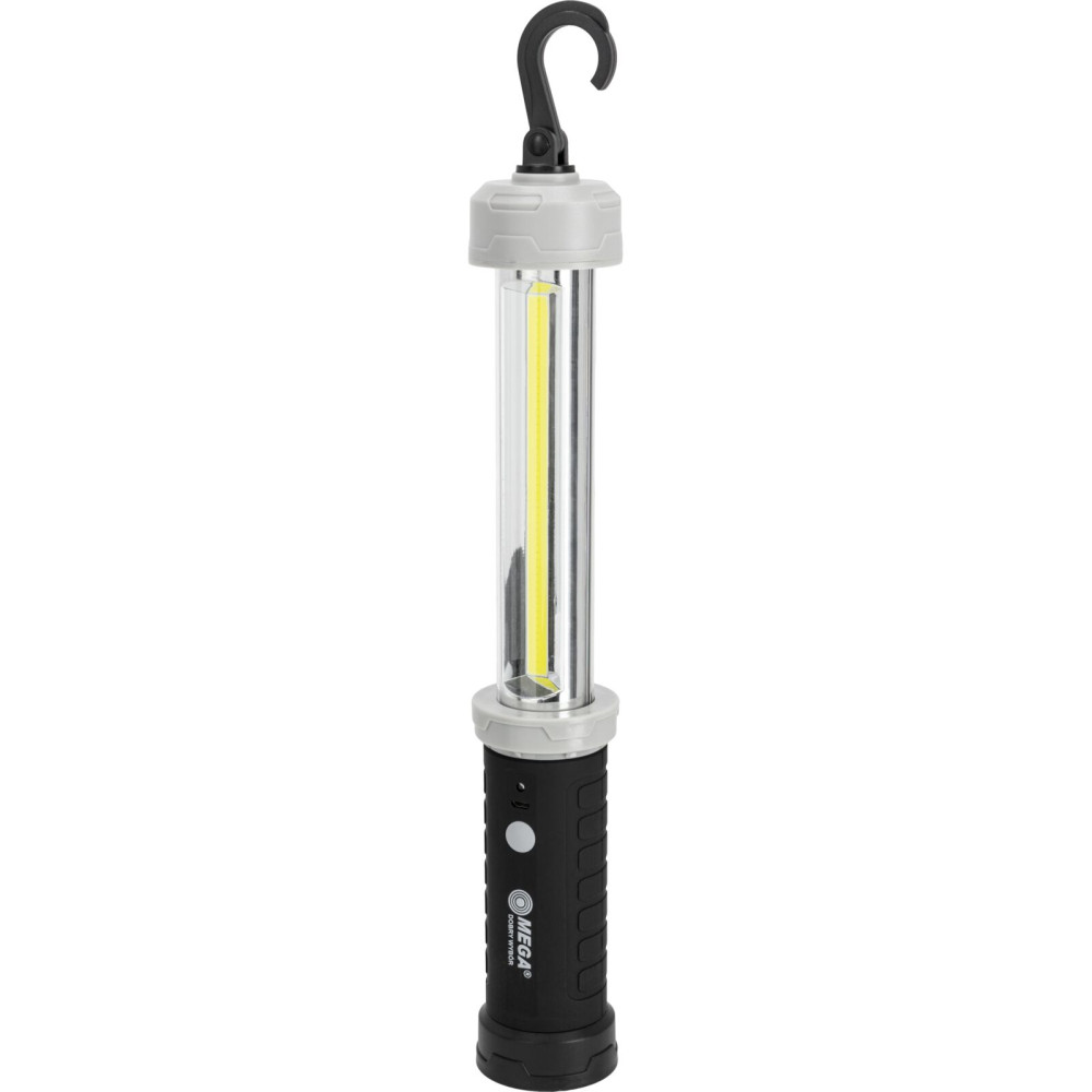 Arbetslampa, 3W, COB, batteri, USB-C, 600 lm, magnet Arbetslampa, 3W, COB, batteri, USB-C, 600 lm, magnet