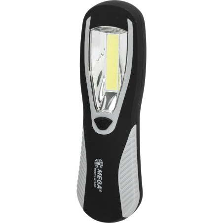 Arbetslampa, 3w, cob, 3xaa, 200lm, magnet