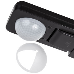 Rörelsedetektor PIR Maclean, infraröd, IP65, max 2000W, svart, MCE243 B | HandlaSmidigt.se