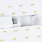 LED-lampa Maclean, husnummer, skymnings- och rörelsesensor, dimbar, 20W, IP65, neutral färgtemperatur (4000K), 1600lm, MCE466 W.