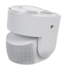 Rörelsedetektorn PIR Maclean, infraröd, IP65, vit, räckvidd 12m, max belastning 800/1200W, MCE468 W. | HandlaSmidigt.se