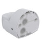 Rörelsedetektorn PIR Maclean, infraröd, IP65, vit, räckvidd 12m, max belastning 800/1200W, MCE468 W.