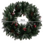Krans - snöig juldekoration på Ruhhy 22302