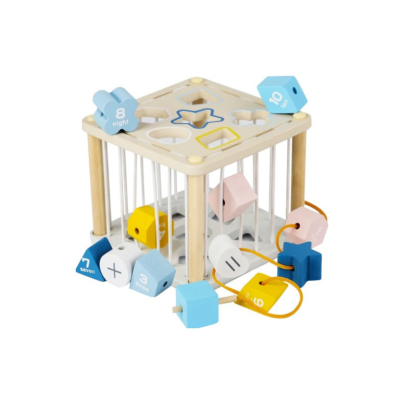 Sorter - träkub sensorisk 22885