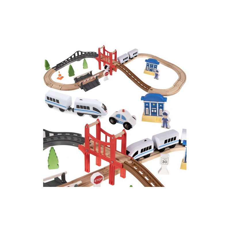 Trähjulbana - Kruzzel 22646-spår