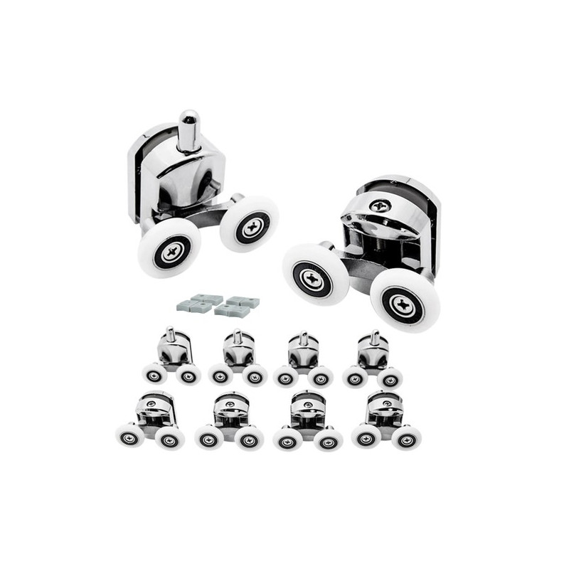 Hjul till duschhytt - 8 st. Ruhhy 22900