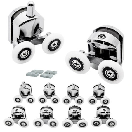 Hjul till duschhytt - 8 st. Ruhhy 22900