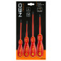 Skruvmejslar 1000V, set med 4 stycken, slim