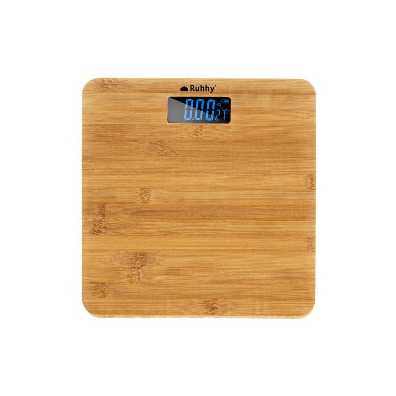 Badrumsvåg LCD-trä Ruhhy 22522