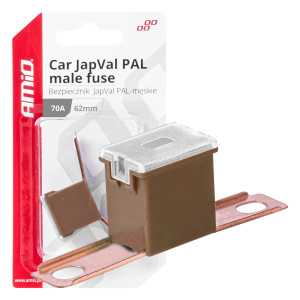 Säkringen för bilsäkring japval pal hane 62mm 70a amio-03431