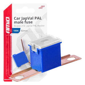 Säkringen till japansk bil är en hankön 62mm 100A amio-03433.
