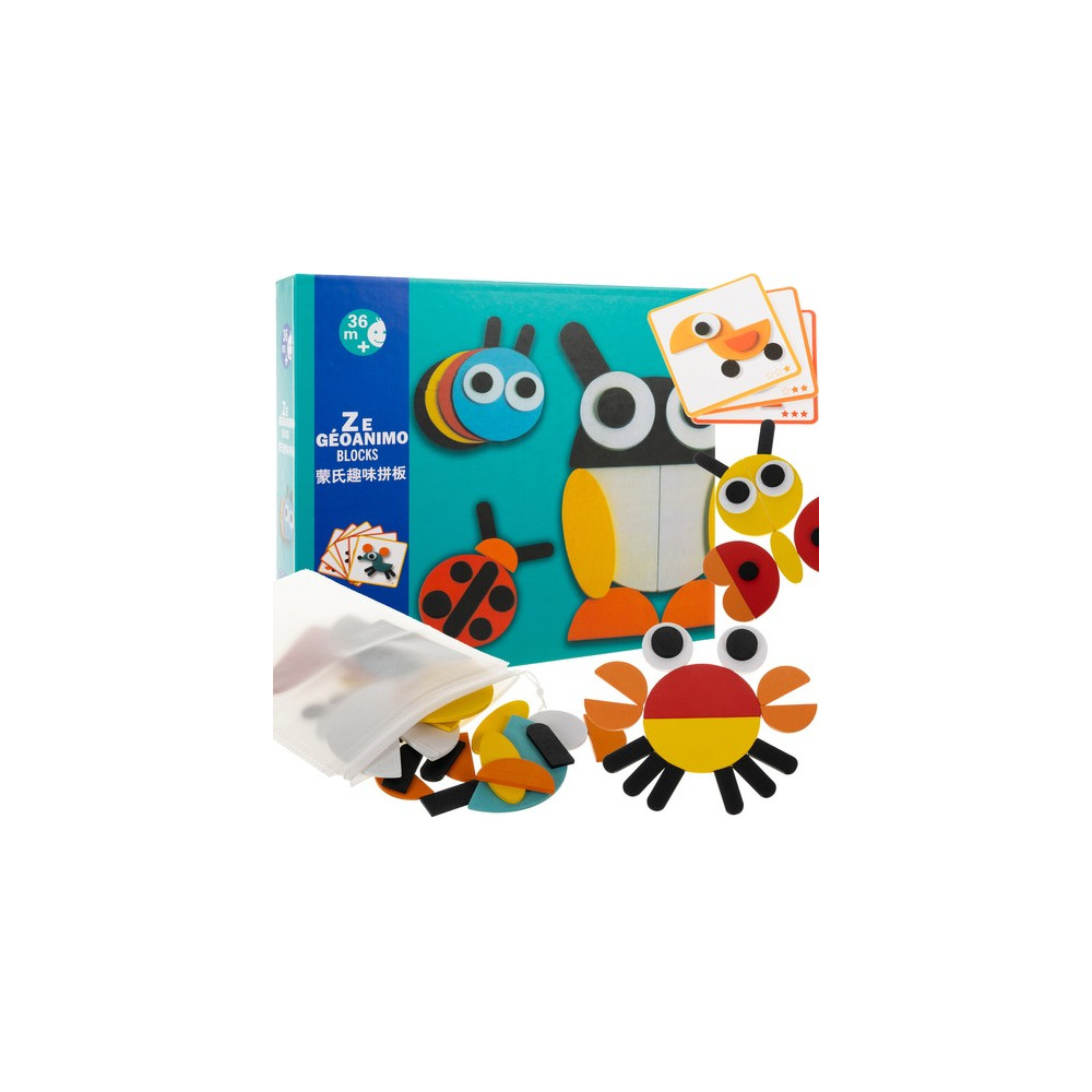 Układanka drewniana- puzzle Kruzzel 22426