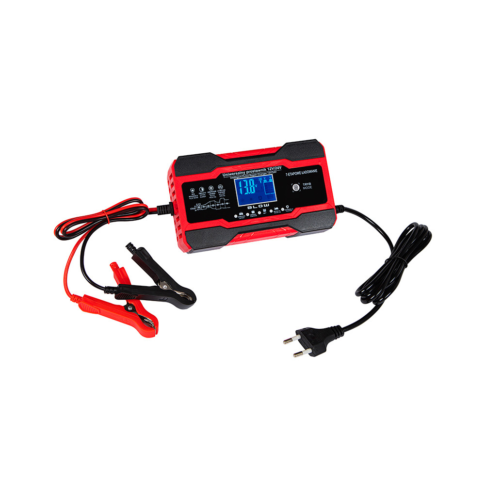 58-683- Automatisk batteriladdare 12v/10a-24v/5a blow