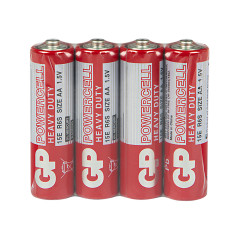 82-631 - Zinkkol-batteri aa 1.5 r6 gp powercell folie 4 st | HandlaSmidigt.se