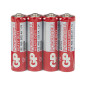 82-631 - Zinkkol-batteri aa 1.5 r6 gp powercell folie 4 st