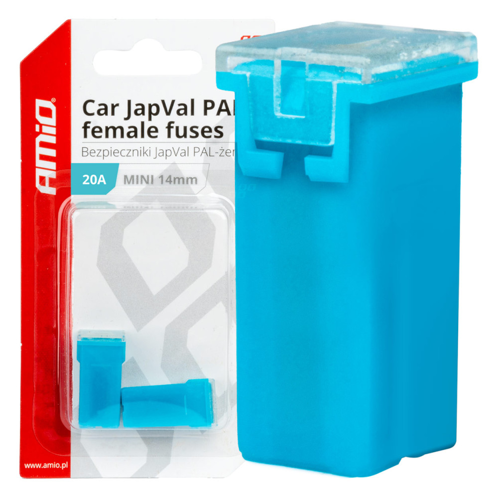 Säkringar för bilar japval pal kvinnlig 2 st. 20a amio-03435 Säkringar för bilar japval pal kvinnlig 2 st. 20a amio-03435