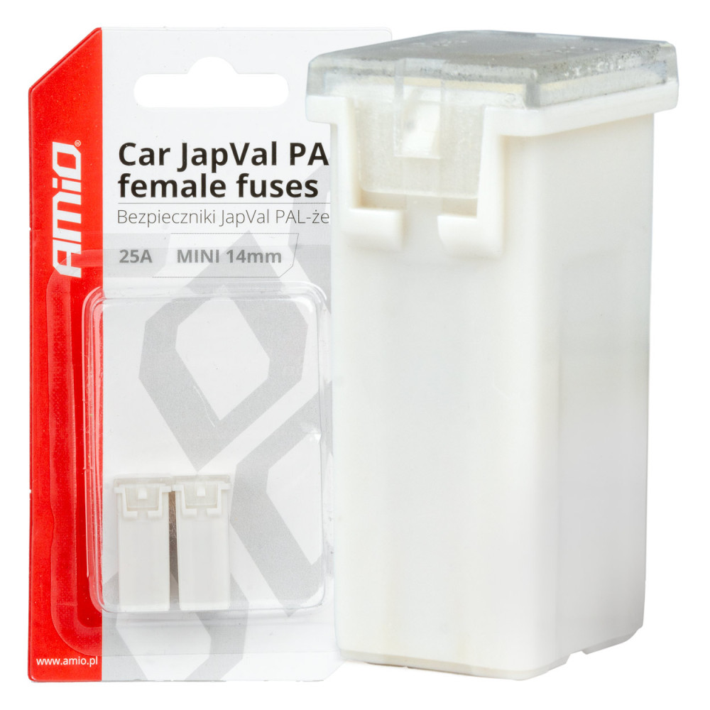 Säkringar för bilar japval pal kvinnlig 2 st. 25a amio-03436 Säkringar för bilar japval pal kvinnlig 2 st. 25a amio-03436
