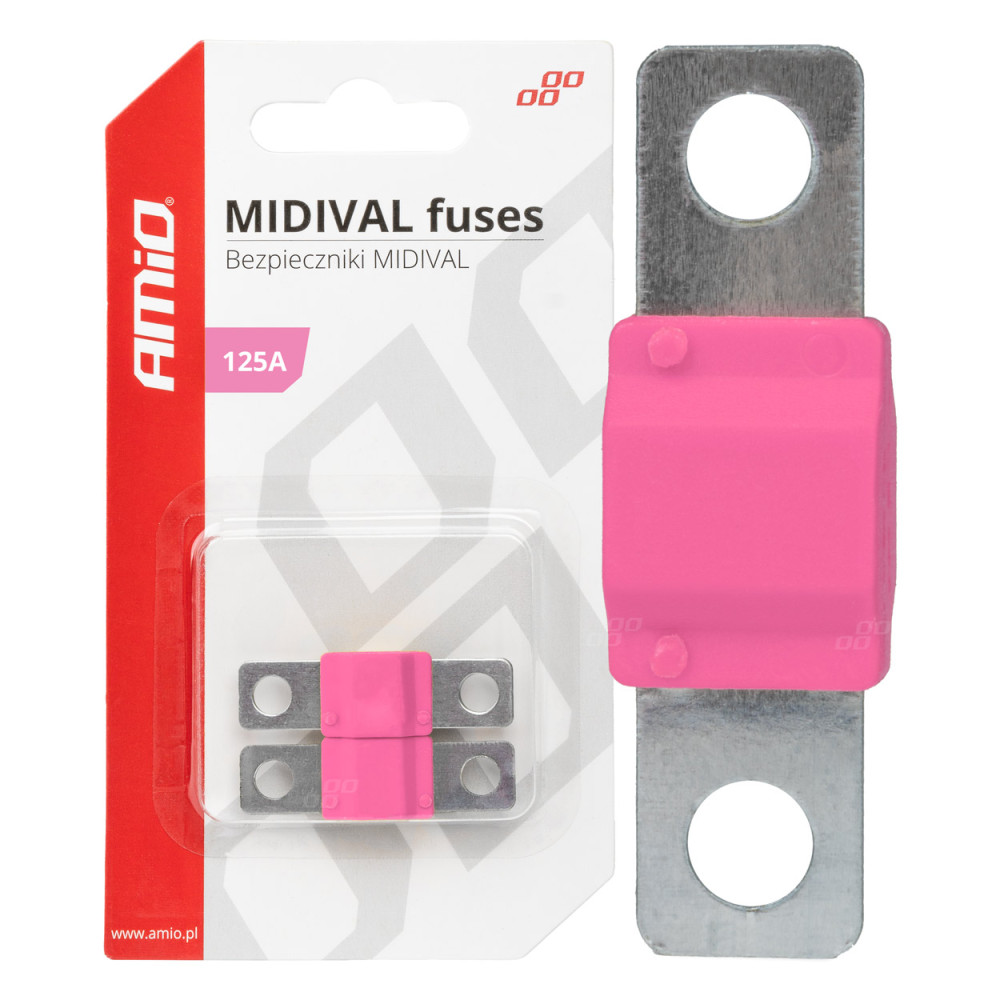 Bil säkringar för bilar midival mta 2 st. 125a amio-03480 Bil säkringar för bilar midival mta 2 st. 125a amio-03480