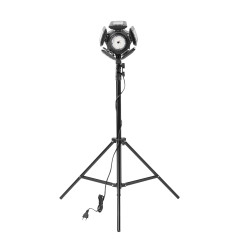RIGEL LED set: hopfällbar 5-flügelige Werkstattlampe 55W + Stativ + Adapter | HandlaSmidigt.se